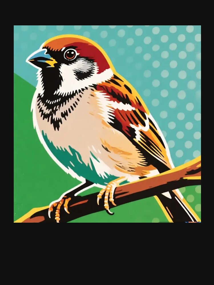 Cute sparrow by Dogandesighn