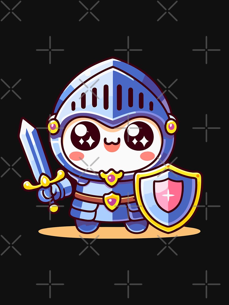 Kawaii Knight in Shining Armor - Cute Chibi Warrior by Akioos
