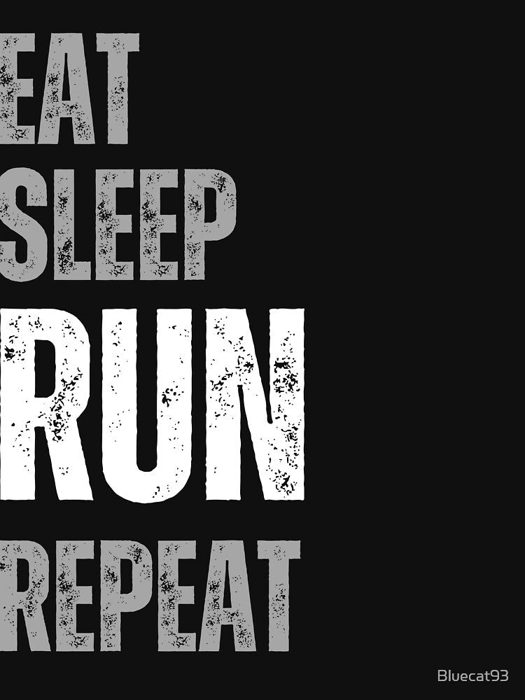 eat sleep run repeat by Bluecat93 Unisex , , , Long Sleeve Tee