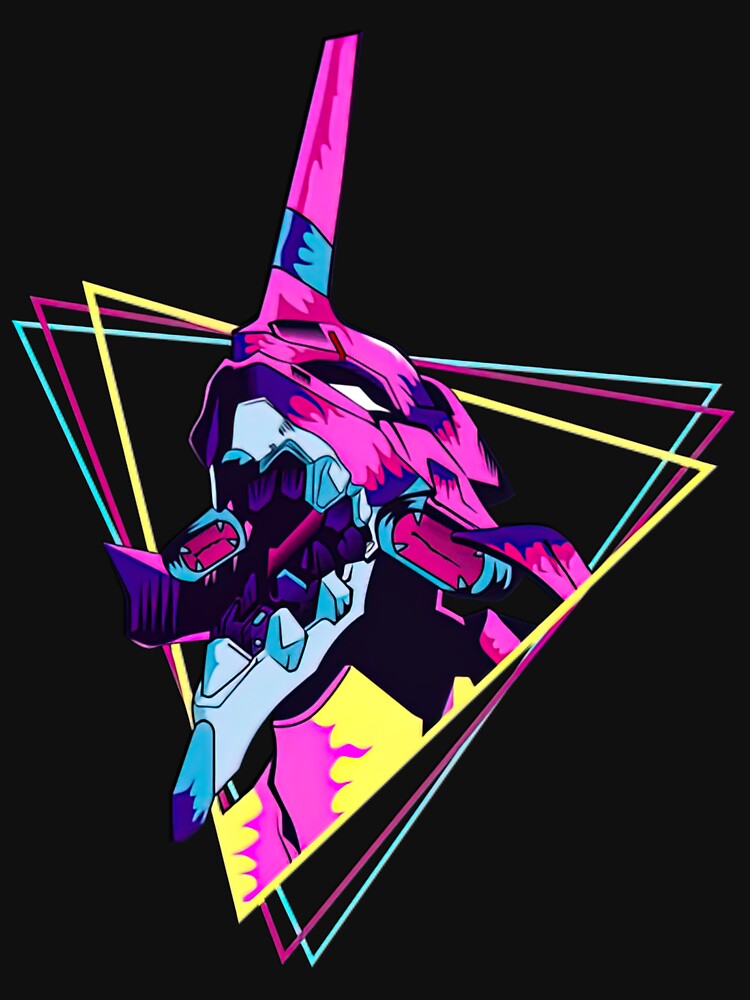 Evangelion Retro by CaliforniaStore Unisex , , , Long Sleeve Tee