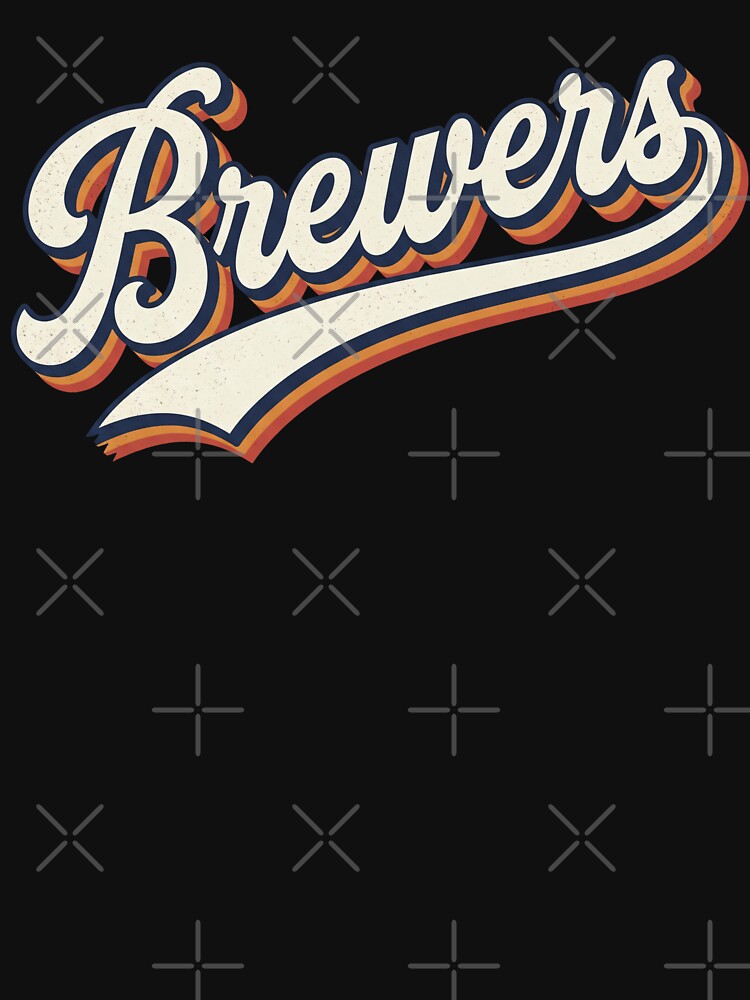Brewers Script Logo Vintage Style Beer Lover Shirt Retro Brewing Design by ArcaneArtistry Unisex , , , Long Sleeve Tee