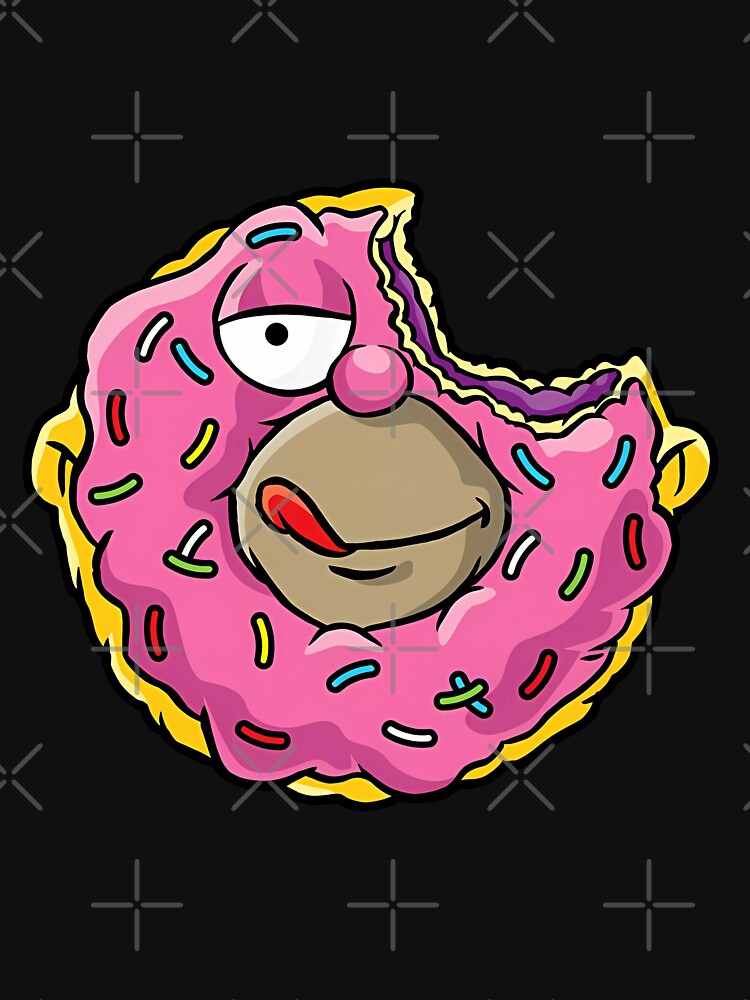 donut face by MangaCortaTees Unisex , , , Long Sleeve Tee