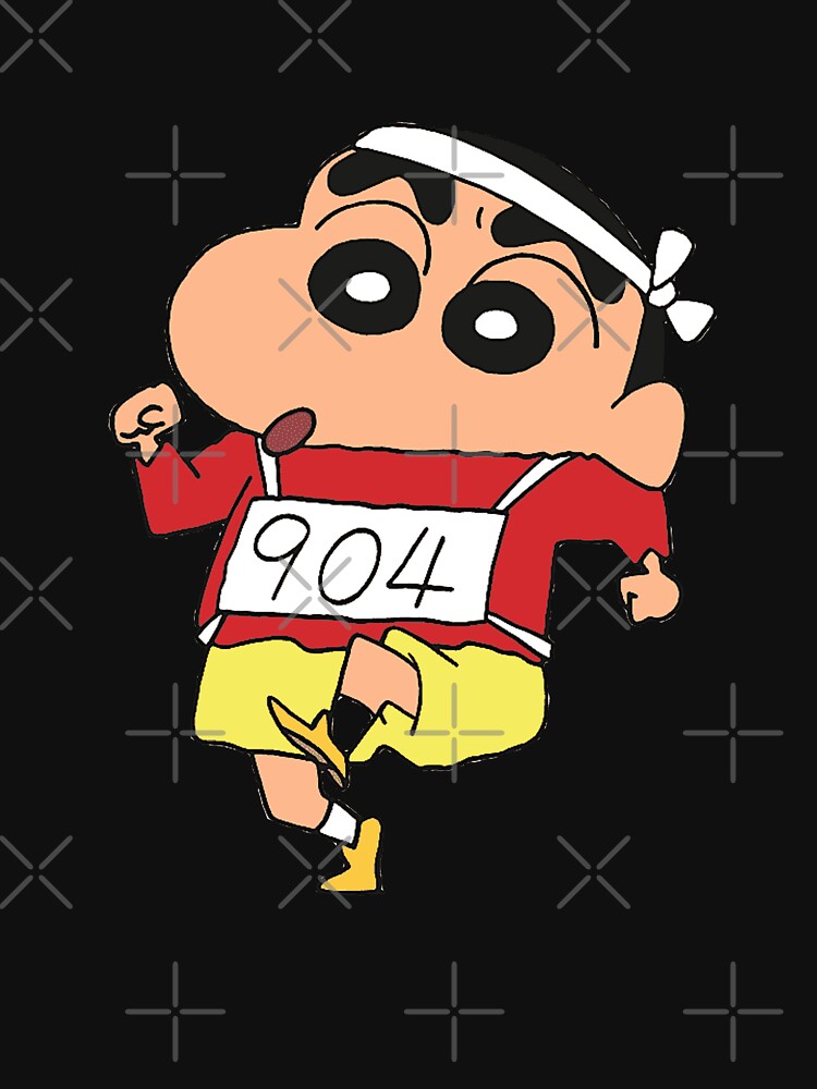 Shinchan marathon by Sellystickers Unisex , , , Long Sleeve Tee