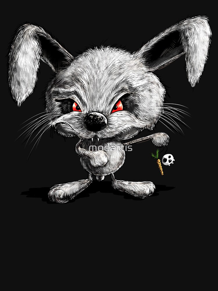 Bad Rabbit Vampire Halloween by modartis