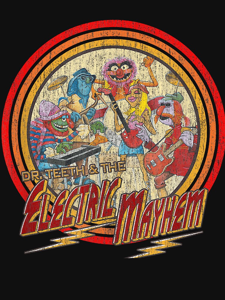 The Muppets Electric Mayhem Vintage Band by CollinsLee45 Unisex , , , Long Sleeve Tee