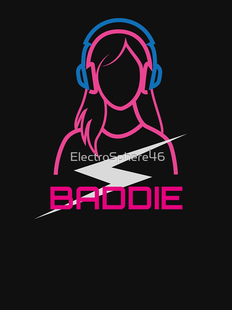 Baddie Lifestyle DJ Headphones by ElectroSphere46 Unisex , , , Long Sleeve Tee