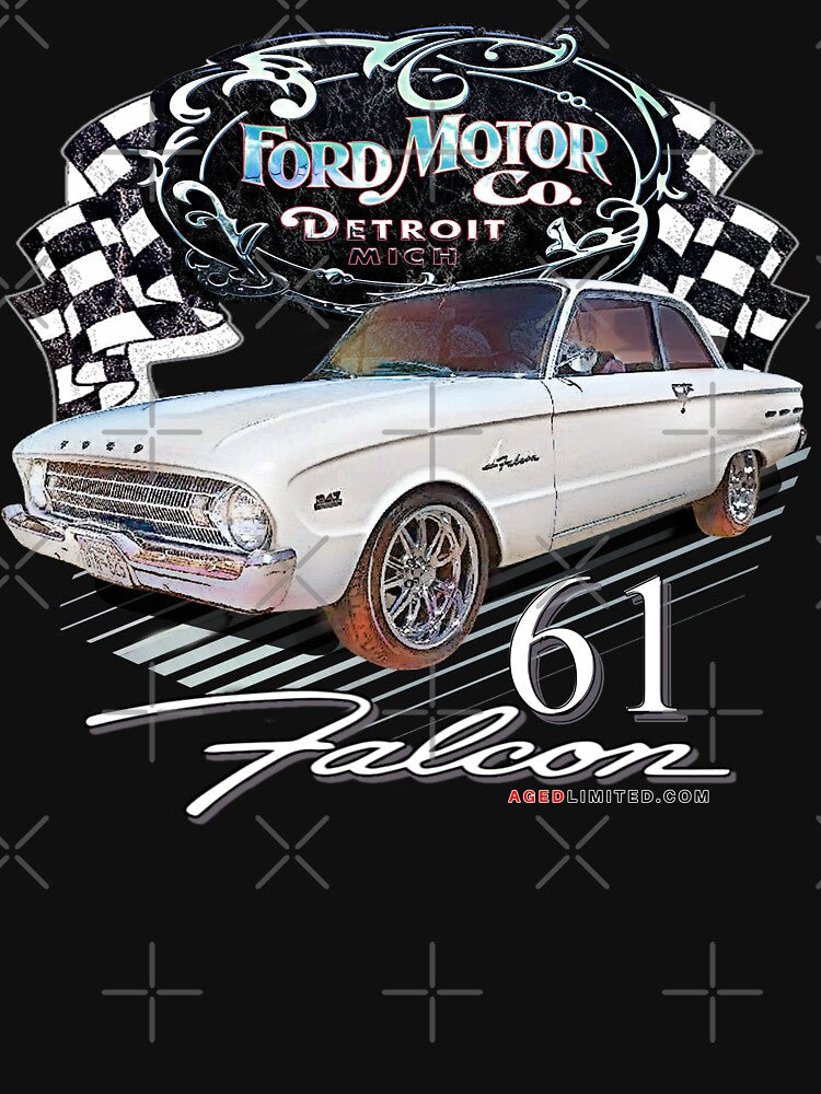 1961 Ford Falcon Hot Rod Muscle Classic Car by AGED Limited Unisex , , , Long Sleeve Tee