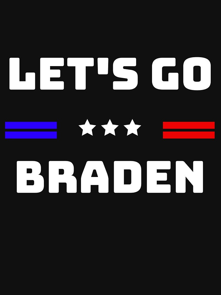 Let's Go Braden Brandon US Flag Funny Trendy by MARCOS LILI Unisex , , , Long Sleeve Tee
