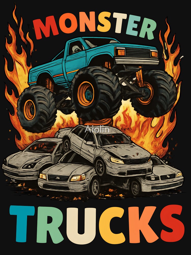 Monster Trucks are my jam by Aiolin