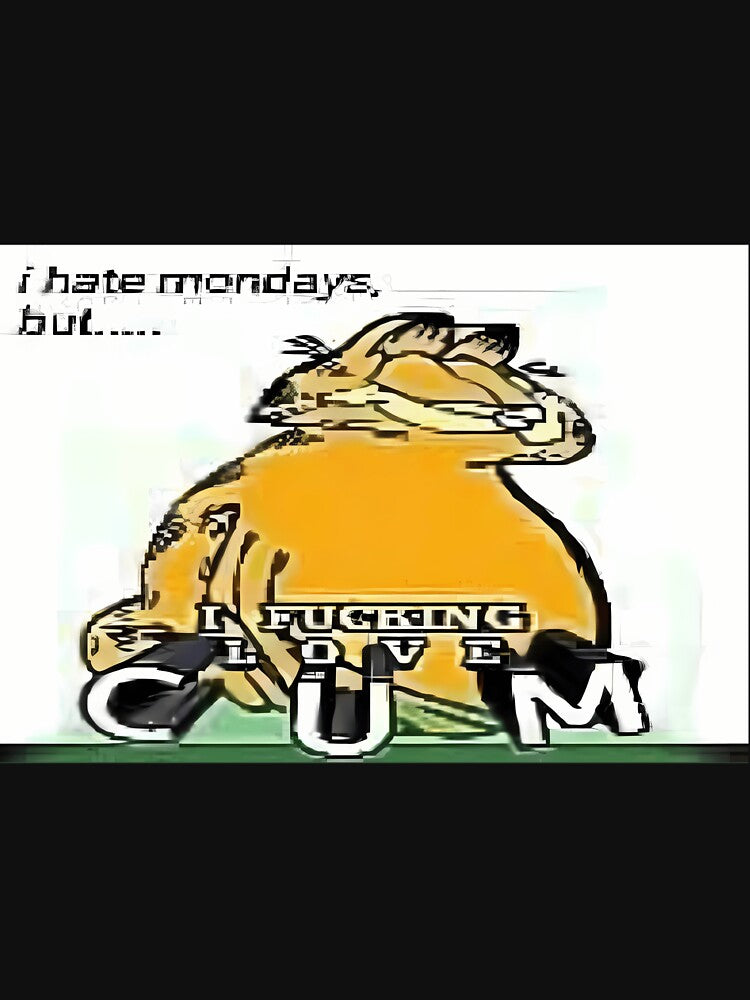 Garfield Coom Meme by Alanabel Unisex , , , Long Sleeve Tee