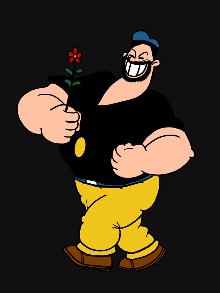 Bluto from Popeye cartoon by VikramYerrabo Unisex , , , Long Sleeve Tee