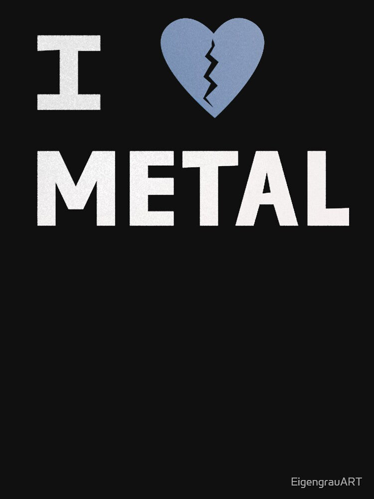 i love metal elliott smith by EigengrauART Unisex , , , Long Sleeve Tee