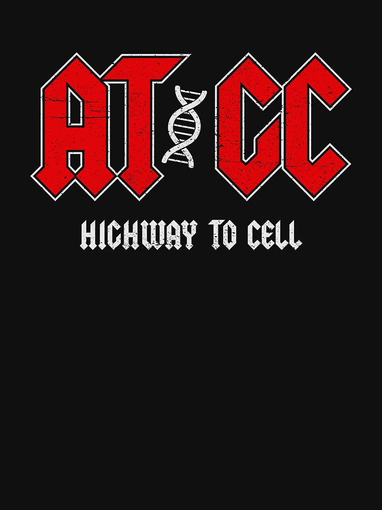 ATGC Highway To Cell - Funny Biology Teacher Student Gift by mhernaevily Unisex , , , Long Sleeve Tee