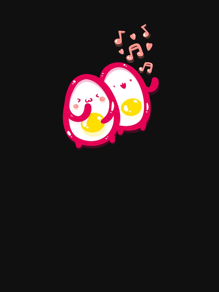 Eggously Love Song | Kawaii Singing Duet by eggously Unisex , , , Long Sleeve Tee