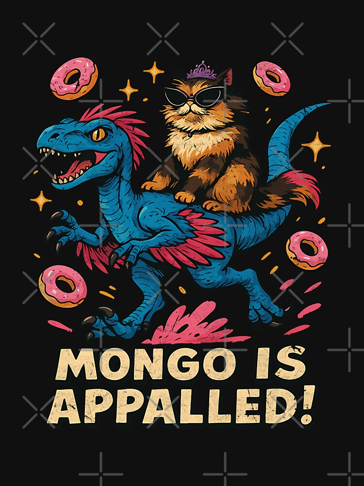 Mongo Is Appalled Dungeon Chaos With Princess Donut by Wild Wyo Unisex , , , Long Sleeve Tee