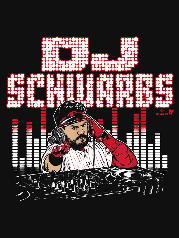 Kyle Schwarber - DJ Schwarbs - Philadelphia Baseball by KristineLi Unisex , , , Long Sleeve Tee