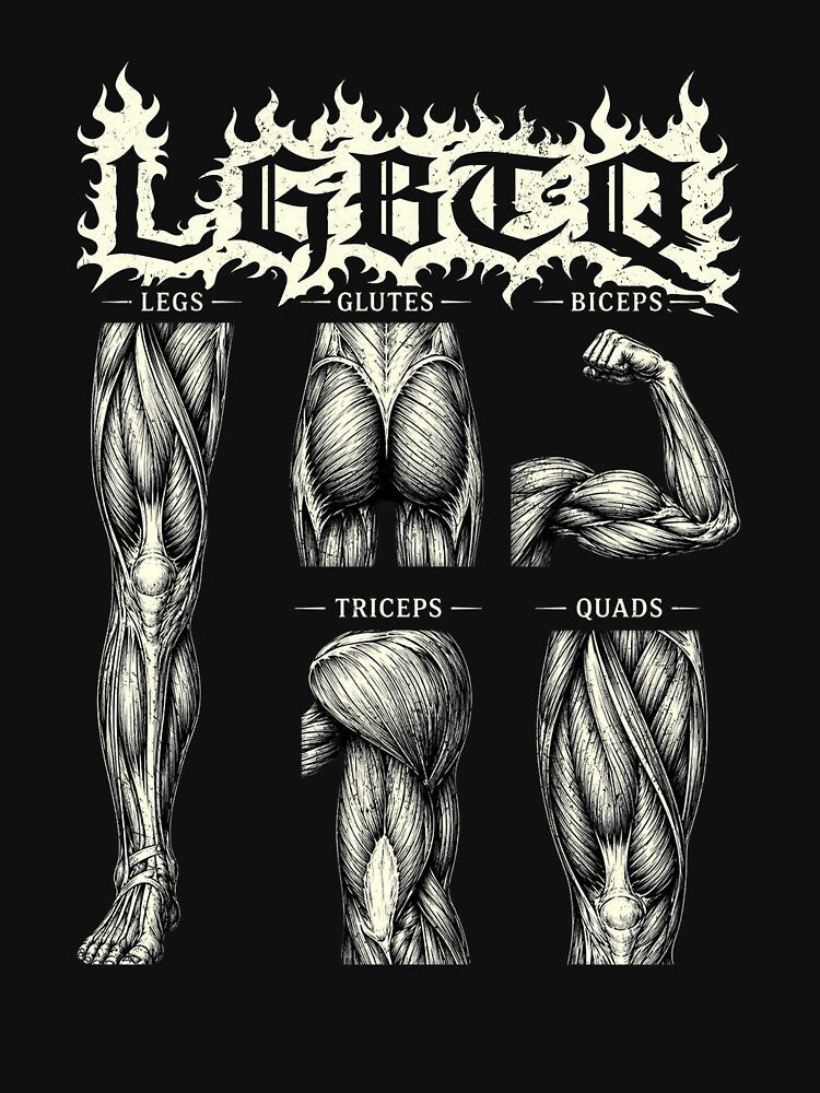 LGBTQ Legs Glutes Biceps Triceps Quads Gym Lover Workout by Patchina Unisex , , , Long Sleeve Tee