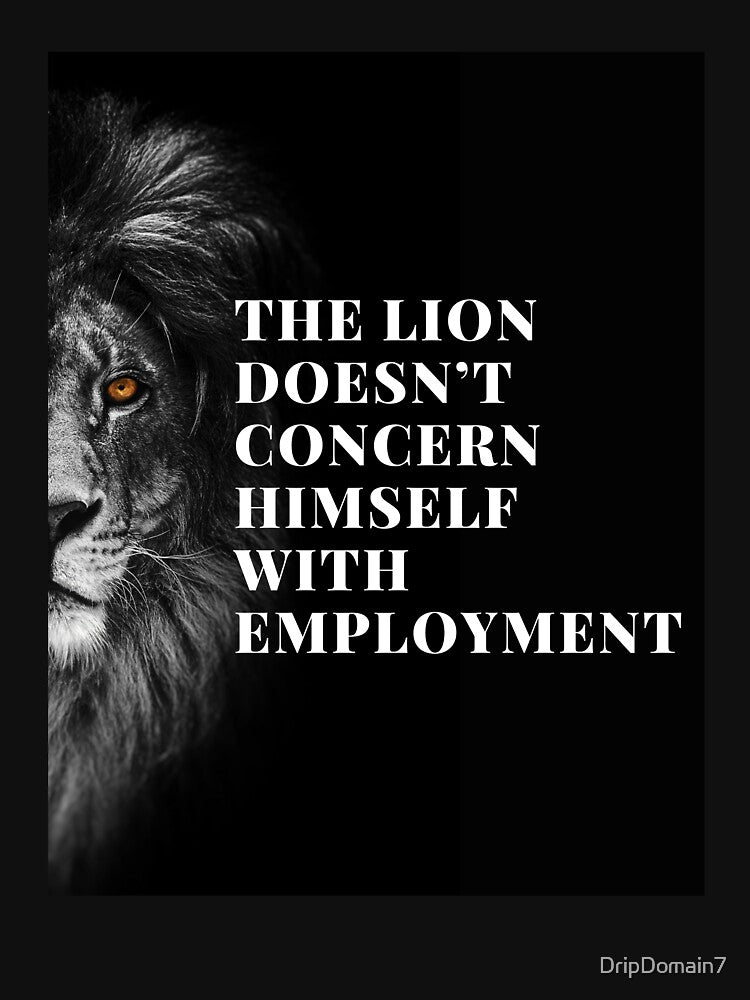 Funny Lion Design by DripDomain7