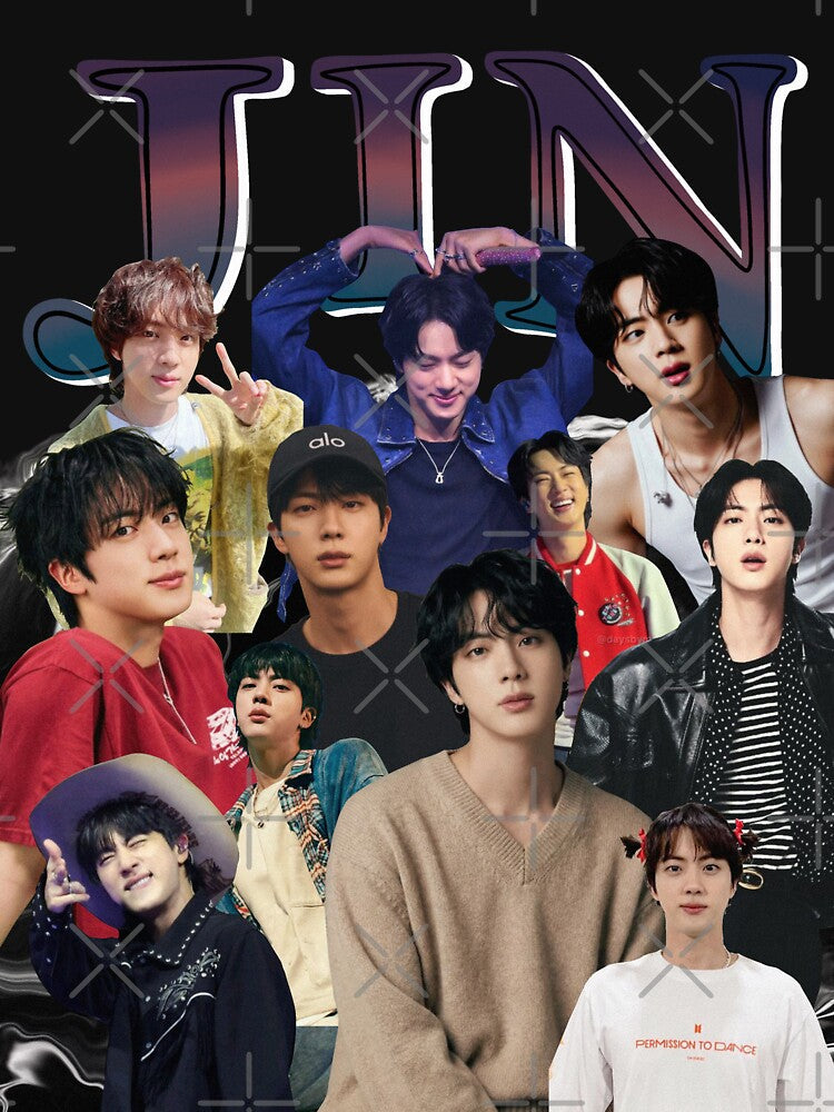 Jin Vintage Edit by silverair Unisex , , , Long Sleeve Tee