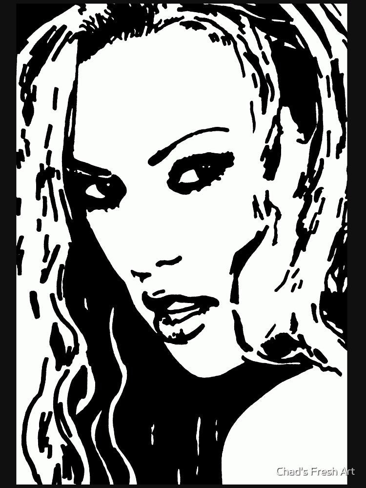 Jenna Jameson by Chad's Fresh Art Unisex , , , Long Sleeve Tee
