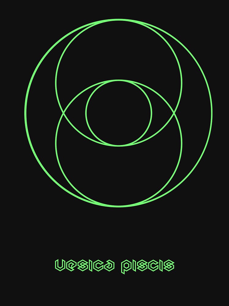 Sacred geometry, Vesica Piscis, Intertwined Circles by Numbers-Art