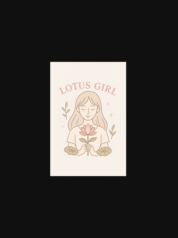 Lotus girl by AU Win Unisex , , , Long Sleeve Tee