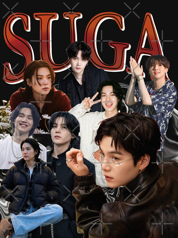 Suga Vintage Edit by silverair Unisex , , , Long Sleeve Tee