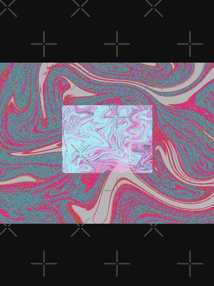 Trippy Squares by LUMPYART Unisex , , , Long Sleeve Tee
