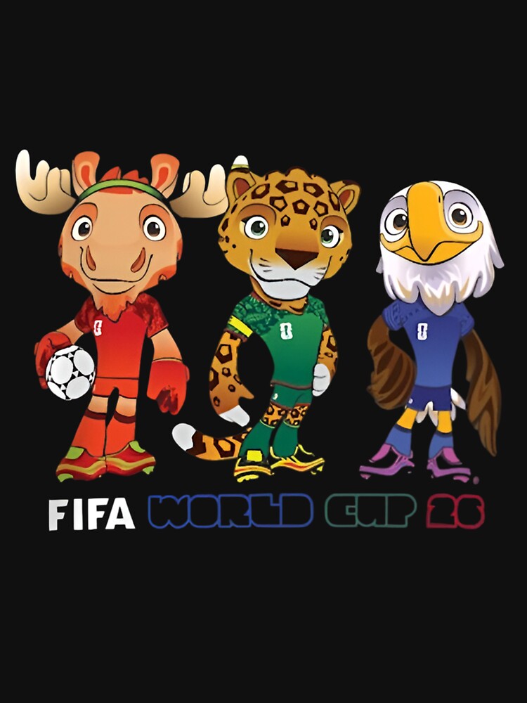 2026 International Soccer Tournament Mascot Design by Sunnay1989 Unisex , , , Long Sleeve Tee