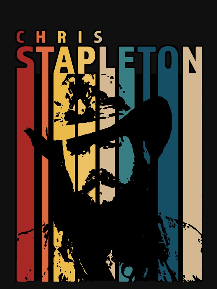Chris Stapleton Retro Vintage by jadonz Unisex , , , Long Sleeve Tee