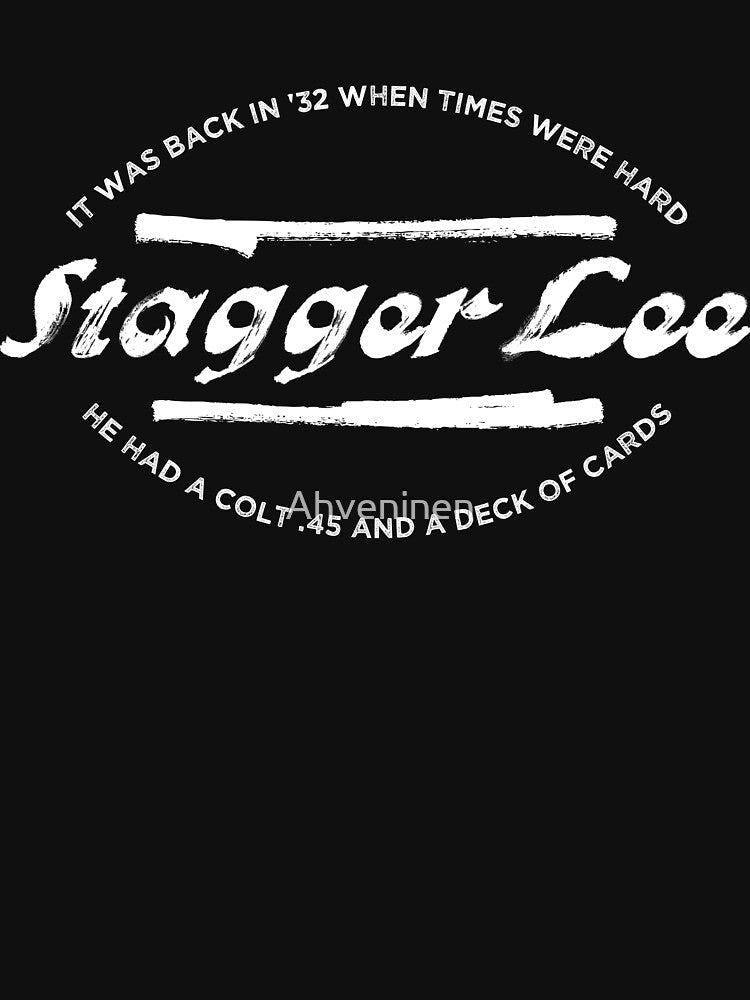 Stagger Lee by Ahveninen Unisex , , , Long Sleeve Tee