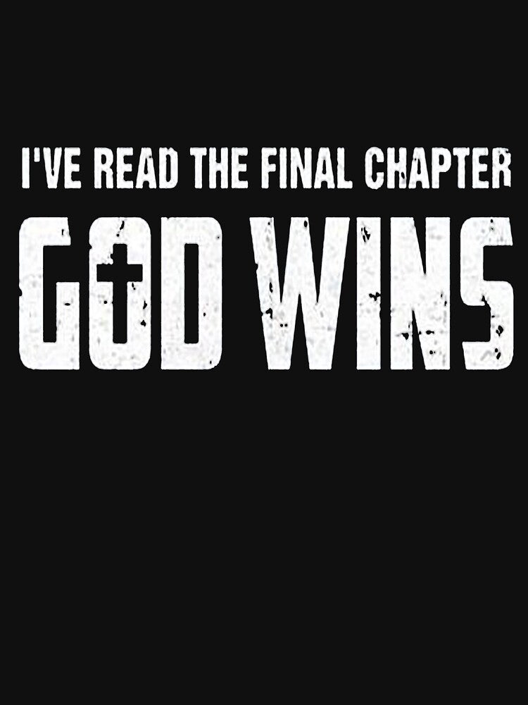 i've read the final chapter god wins by OMMashop ⭐⭐⭐⭐⭐ Unisex , , , Long Sleeve Tee