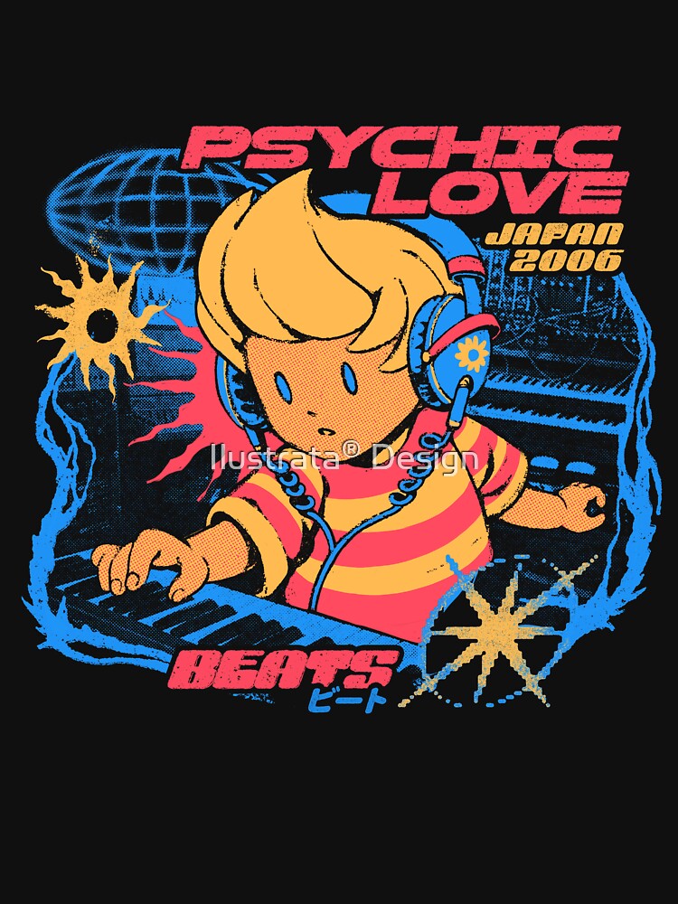 Psychic Love Beats by Ilustrata® Unisex , , , Long Sleeve Tee