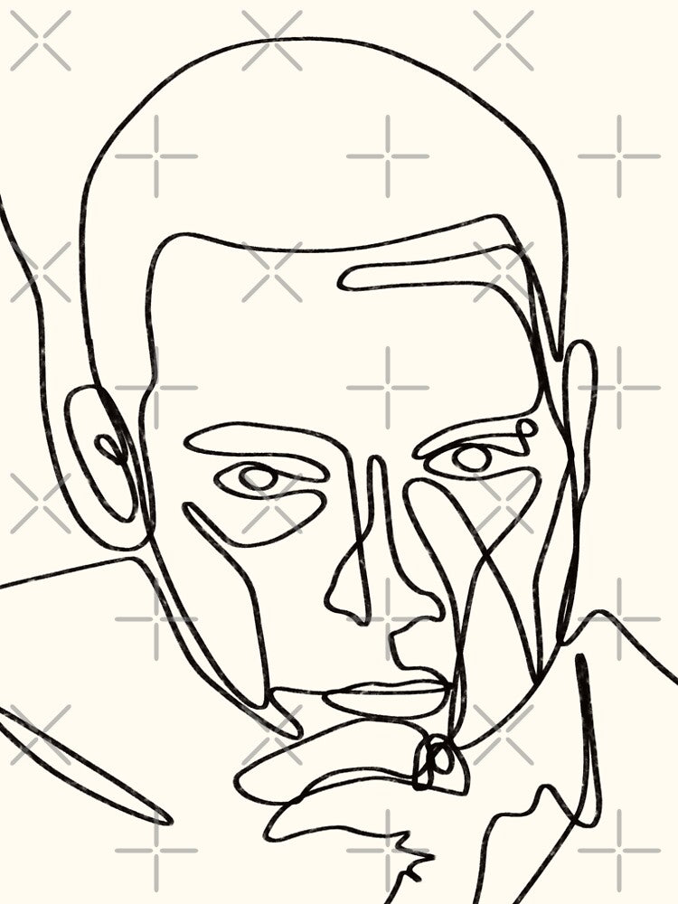 One Line Thinking portrait by trajeado14