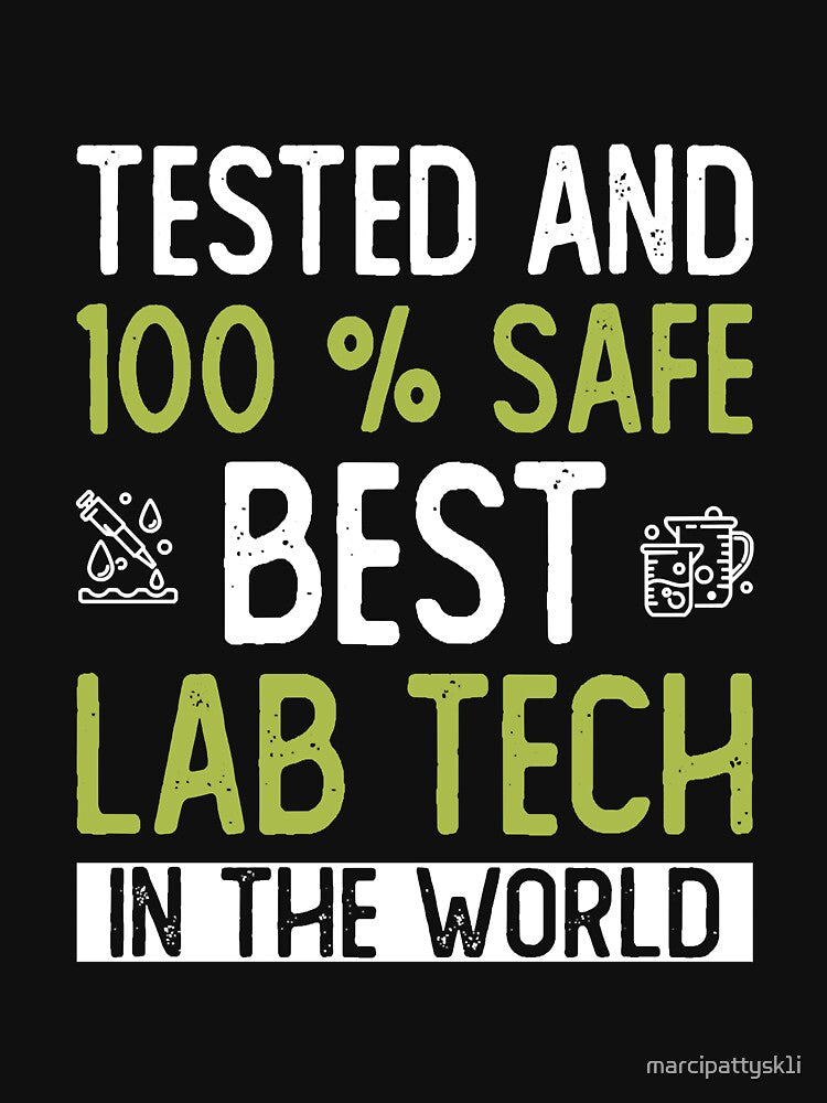 Best Lab Tech In The World - Womens Lab Tech Long Sleeve by marcipattysk1i Unisex , , , Long Sleeve Tee