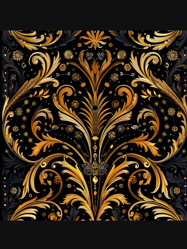 Opulent Chic: Exclusive Designer Design by Ace Apparel Attire Unisex , , , Long Sleeve Tee