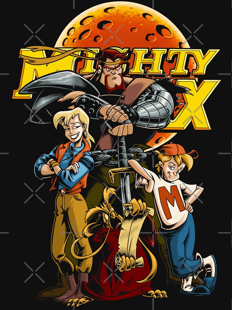 Mighty Max Retro Cartoon by akungetesbanyu Unisex , , , Long Sleeve Tee