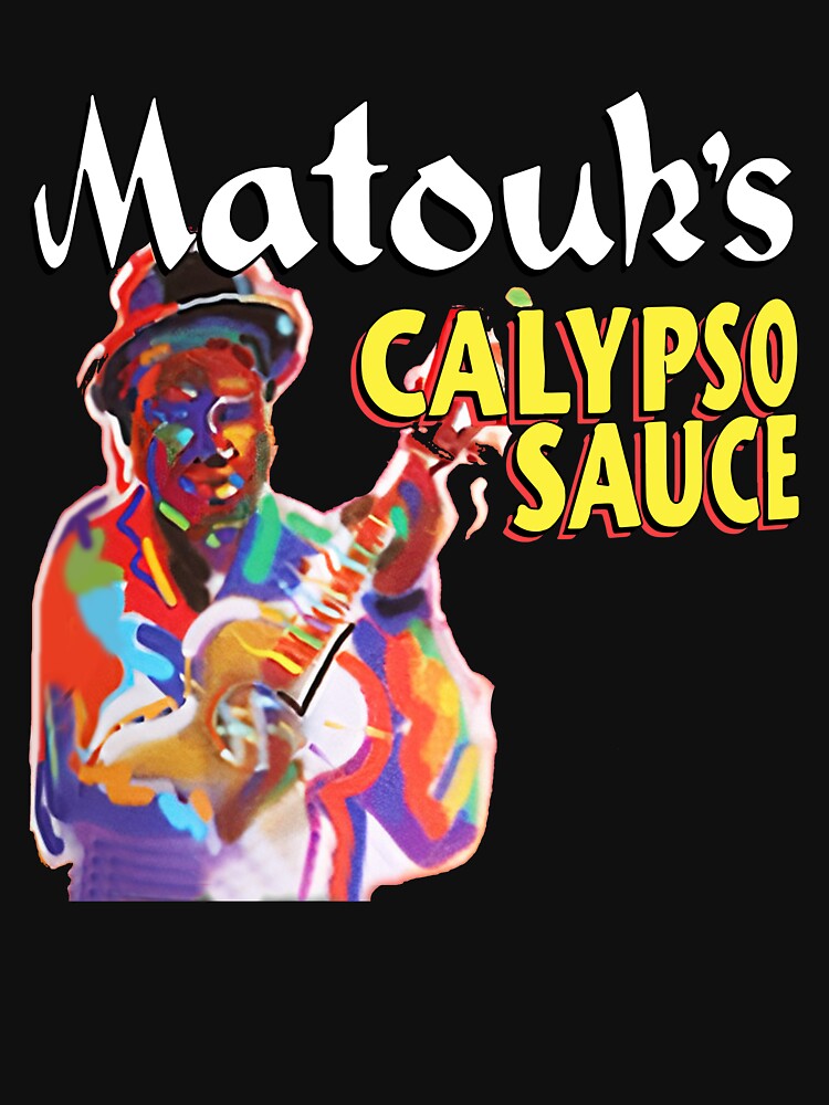 Matouk's Calypso Sauce Funny Design by Abomayday Unisex , , , Long Sleeve Tee