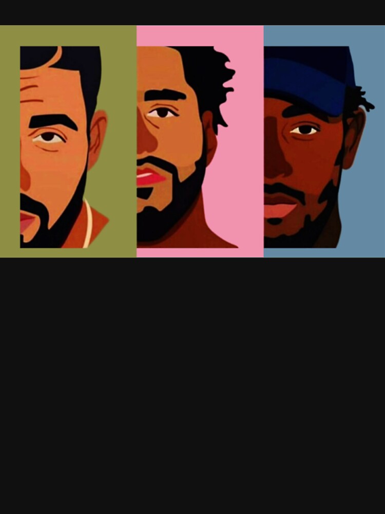 Drake x J. Cole x Kendrick Lamar Premium by RussKris Unisex , , , Long Sleeve Tee