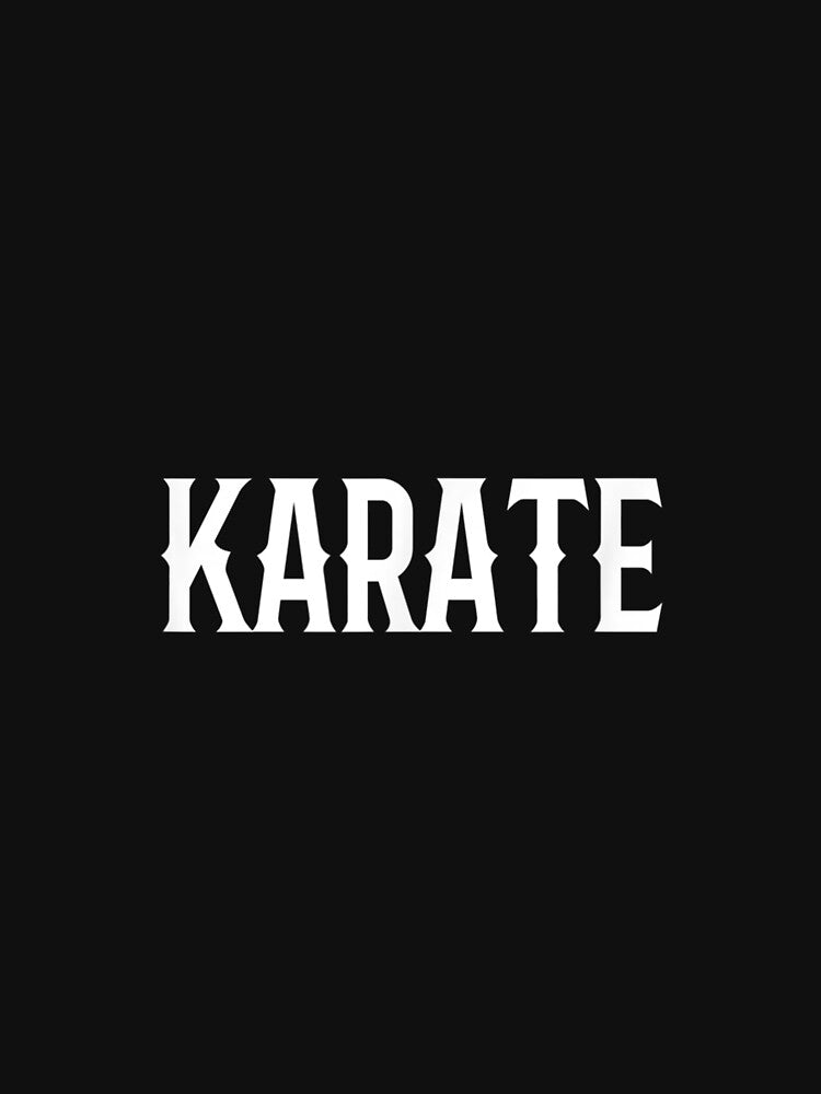 Karate Simple Classic Design by bonytmrz Unisex , , , Long Sleeve Tee