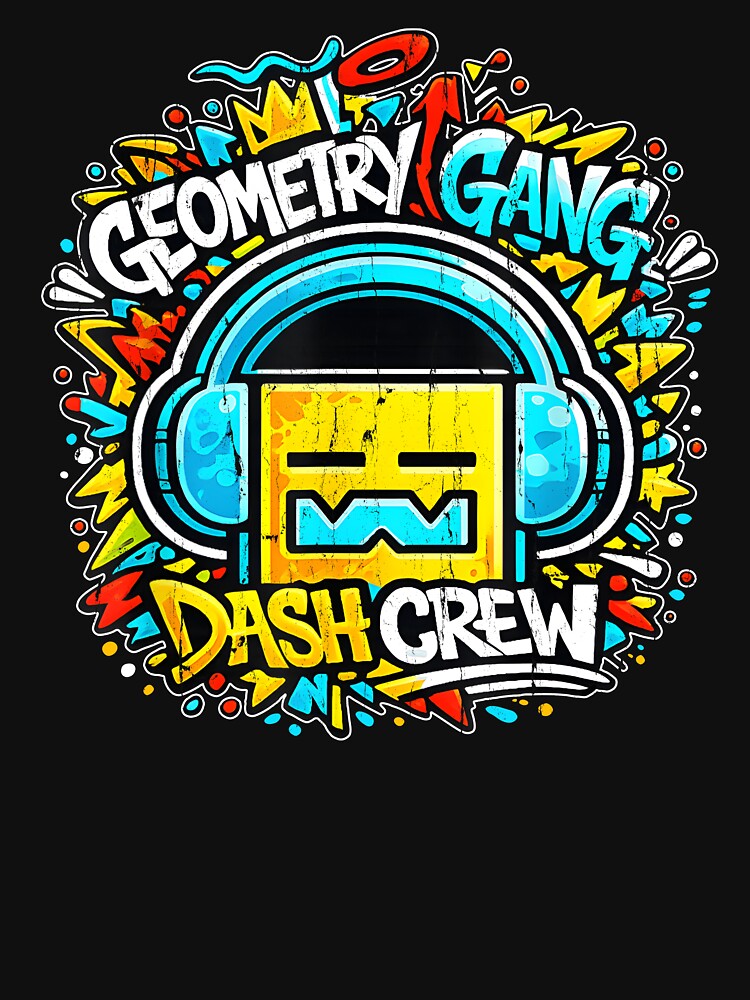 Geometry Gangs Dash Crew by Home-Crea-Abode Unisex , , , Long Sleeve Tee