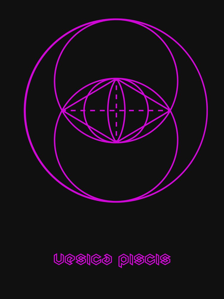 Sacred geometry, Vesica Piscis, Intertwined Circles 2 by Numbers-Art