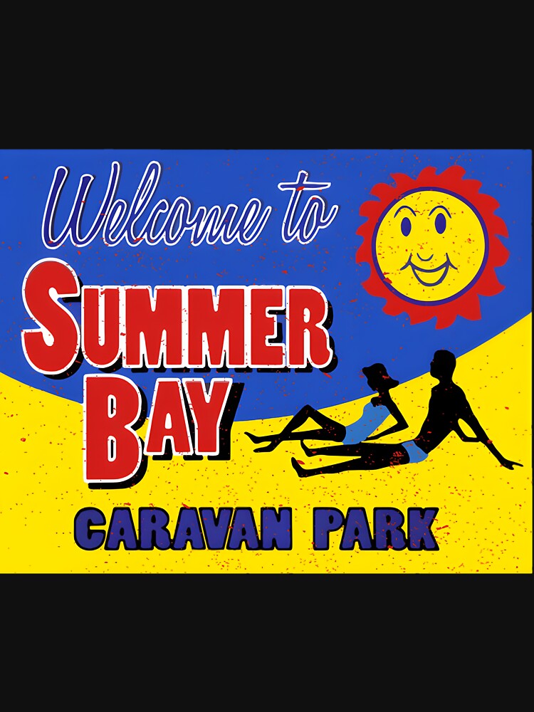 Retro Home And Away Summer Bay Caravan Park Classic by osbornpmma Unisex , , , Long Sleeve Tee