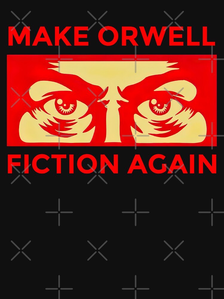 MAKE ORWELL FICTION AGAIN by Roni-KH Unisex , , , Long Sleeve Tee
