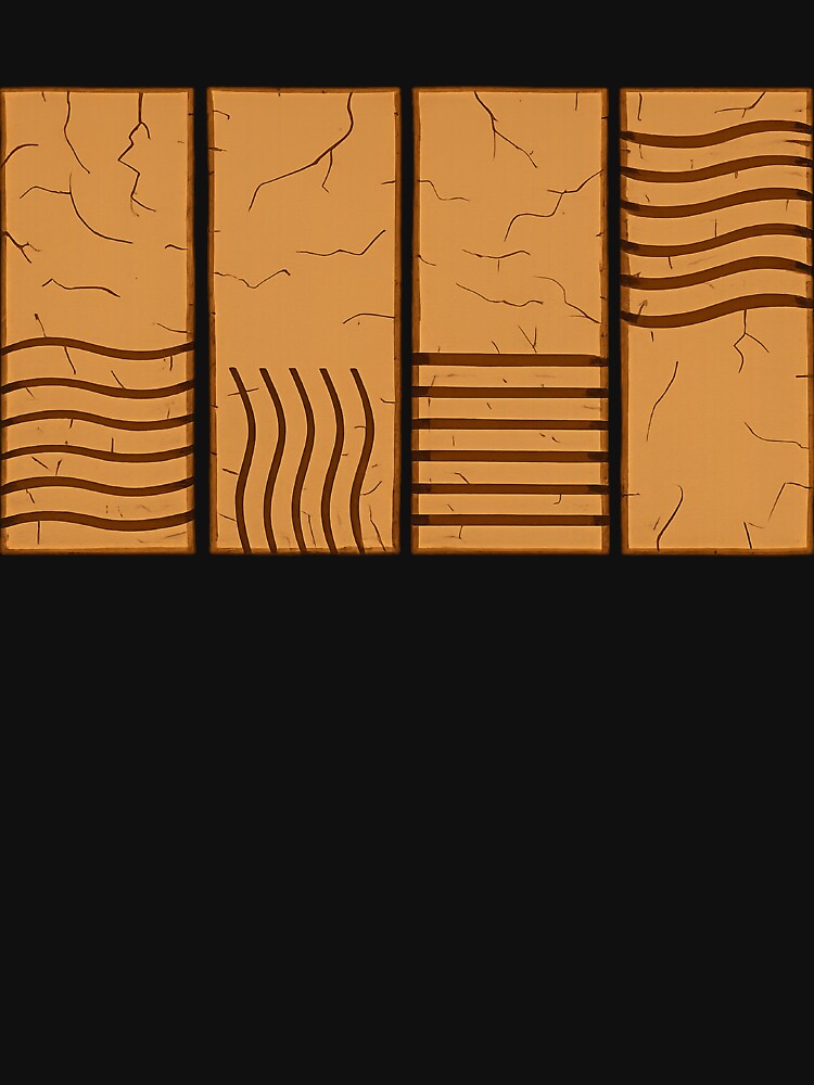Abstract Desert Geometry Pattern | Modern Minimalist Earth Tone Design by GarnerSupplyCo