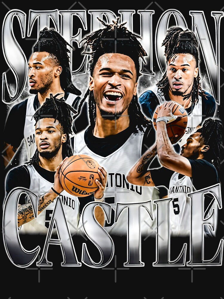Stephon Castle Basketball , San Antonio Basketball by StickyWycky Unisex , , , Long Sleeve Tee