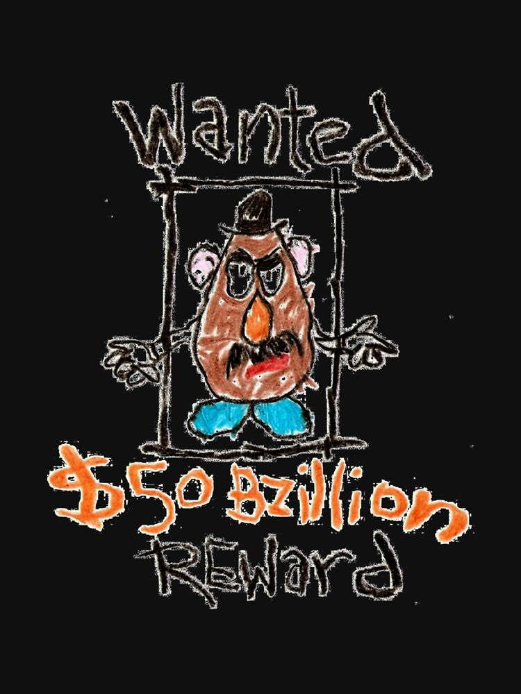 wanted - Mr Potato reward by BRODYSMITHS Unisex , , , Long Sleeve Tee