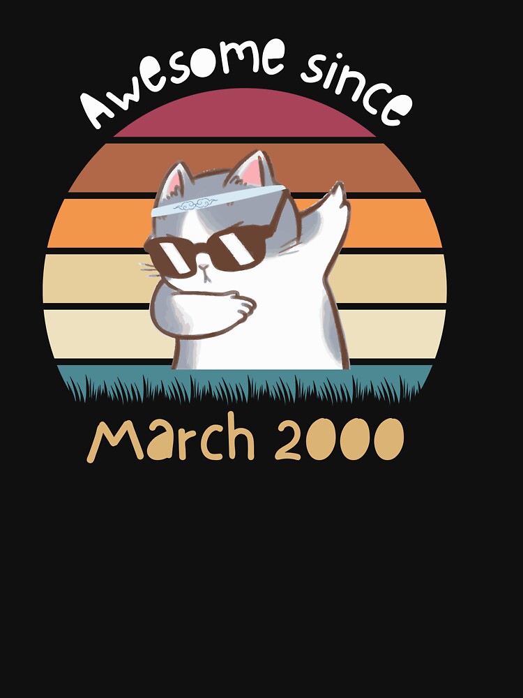 Awesome Since march 2000 by Abdelhakim-ben Unisex , , , Long Sleeve Tee