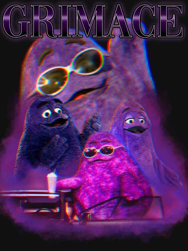 Grimace Vintage Tribute shirt by Mush Town Unisex , , , Long Sleeve Tee