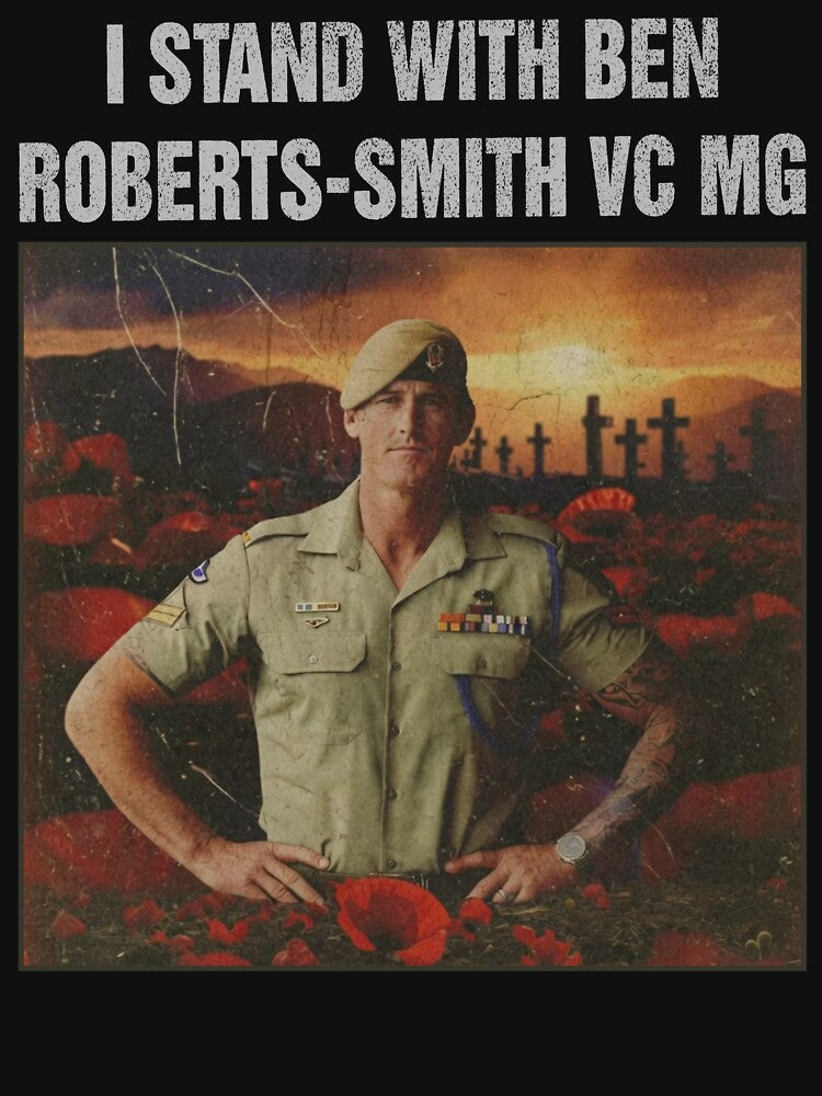 I Stand With Ben Roberts-Smith VC MG, Ben Roberts Smith - Stand With Ben by BobStudioZo Unisex , , , Long Sleeve Tee